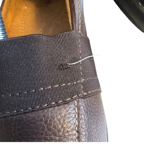 Naturalizer Shoes Fairlee Loafers Flats Brown Leather Slip On SZ 7M - Picture 8 of 11